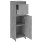 vidaXL Badezimmerschrank Betongrau 30x30x95 cm Holzwerkstoff vidaXL Badezimmerschrank Betongrau 30x30x95 cm Holzwerkstoff