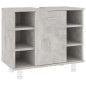 vidaXL Badezimmerschrank Betongrau 60x32x53,5 cm Holzwerkstoff vidaXL Badezimmerschrank Betongrau 60x32x53,5 cm Holzwerkstoff