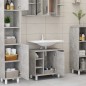 vidaXL Badezimmerschrank Betongrau 60x32x53,5 cm Holzwerkstoff vidaXL Badezimmerschrank Betongrau 60x32x53,5 cm Holzwerkstoff