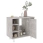 vidaXL Badezimmerschrank Betongrau 60x32x53,5 cm Holzwerkstoff vidaXL Badezimmerschrank Betongrau 60x32x53,5 cm Holzwerkstoff