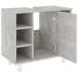 vidaXL Badezimmerschrank Betongrau 60x32x53,5 cm Holzwerkstoff vidaXL Badezimmerschrank Betongrau 60x32x53,5 cm Holzwerkstoff