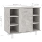 vidaXL Badezimmerschrank Betongrau 60x32x53,5 cm Holzwerkstoff vidaXL Badezimmerschrank Betongrau 60x32x53,5 cm Holzwerkstoff