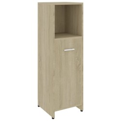 vidaXL Badezimmerschrank Sonoma-Eiche 30x30x95 cm Holzwerkstoff