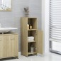 vidaXL Badezimmerschrank Sonoma-Eiche 30x30x95 cm Holzwerkstoff vidaXL Badezimmerschrank Sonoma-Eiche 30x30x95 cm Holzwerkstoff