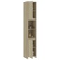 vidaXL Badezimmerschrank Sonoma-Eiche 30x30x183,5 cm Holzwerkstoff vidaXL Badezimmerschrank Sonoma-Eiche 30x30x183,5 cm Holzwerkstoff