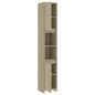 vidaXL Badezimmerschrank Sonoma-Eiche 30x30x183,5 cm Holzwerkstoff vidaXL Badezimmerschrank Sonoma-Eiche 30x30x183,5 cm Holzwerkstoff