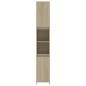vidaXL Badezimmerschrank Sonoma-Eiche 30x30x183,5 cm Holzwerkstoff vidaXL Badezimmerschrank Sonoma-Eiche 30x30x183,5 cm Holzwerkstoff