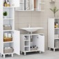 vidaXL Badezimmerschrank Weiß 60x32x53,5 cm Holzwerkstoff vidaXL Badezimmerschrank Weiß 60x32x53,5 cm Holzwerkstoff