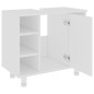 vidaXL Badezimmerschrank Weiß 60x32x53,5 cm Holzwerkstoff vidaXL Badezimmerschrank Weiß 60x32x53,5 cm Holzwerkstoff