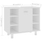 vidaXL Badezimmerschrank Weiß 60x32x53,5 cm Holzwerkstoff vidaXL Badezimmerschrank Weiß 60x32x53,5 cm Holzwerkstoff