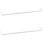 vidaXL Gardinenstangen 2 Stk. Weiß und Silbern 90-135 cm Aluminium vidaXL Gardinenstangen 2 Stk. Weiß und Silbern 90-135 cm Aluminium