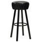 vidaXL Barhocker 2 Stk. Schwarz Kunstleder vidaXL Barhocker 2 Stk. Schwarz Kunstleder