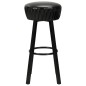 vidaXL Barhocker 2 Stk. Schwarz Kunstleder vidaXL Barhocker 2 Stk. Schwarz Kunstleder