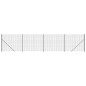 vidaXL Maschendrahtzaun mit Bodenflansch Anthrazit 1,6x10 m vidaXL Maschendrahtzaun mit Bodenflansch Anthrazit 1,6x10 m