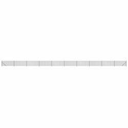 vidaXL Maschendrahtzaun mit Bodenflansch Anthrazit 0,8x25 m