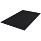 Schwarze PVC Türmatte 90 x 120 cm Schwarze PVC Türmatte 90 x 120 cm