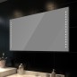 vidaXL Badspiegel mit LED-Leuchten 100×60 cm vidaXL Badspiegel mit LED-Leuchten 100×60 cm