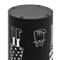 vidaXL Regenschirmständer Frauen-Design Stahl Schwarz vidaXL Regenschirmständer Frauen-Design Stahl Schwarz
