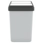 vidaXL Duo Mülleimer Weiß 2x25 L vidaXL Duo Mülleimer Weiß 2x25 L