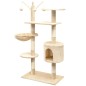 vidaXL Katzen-Kratzbaum 125 cm Beige vidaXL Katzen-Kratzbaum 125 cm Beige