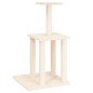 vidaXL Kratzbaum mit Sisal-Kratzsäulen Creme 85,5 cm vidaXL Kratzbaum mit Sisal-Kratzsäulen Creme 85,5 cm