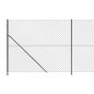 vidaXL Maschendrahtzaun mit Bodenflansch Anthrazit 1,8x10 m vidaXL Maschendrahtzaun mit Bodenflansch Anthrazit 1,8x10 m