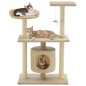 vidaXL Katzen-Kratzbaum Sisal 95 cm Beige vidaXL Katzen-Kratzbaum Sisal 95 cm Beige