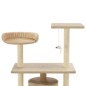 vidaXL Katzen-Kratzbaum Sisal 95 cm Beige vidaXL Katzen-Kratzbaum Sisal 95 cm Beige