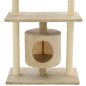 vidaXL Katzen-Kratzbaum Sisal 95 cm Beige vidaXL Katzen-Kratzbaum Sisal 95 cm Beige