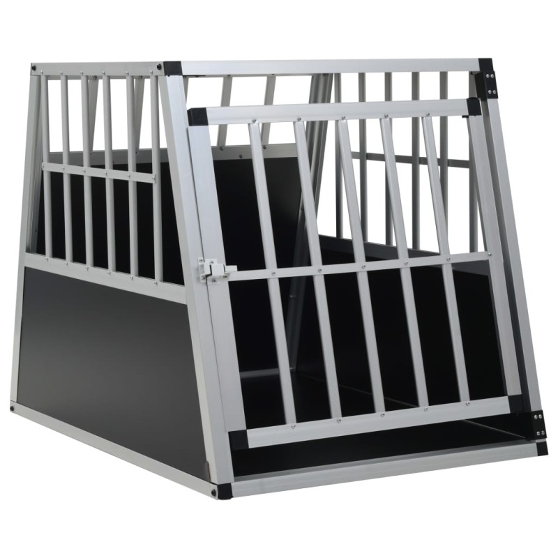 vidaXL Hundetransportbox mit Einzeltür 65 x 91 x 69,5 cm vidaXL Hundetransportbox mit Einzeltür 65 x 91 x 69,5 cm