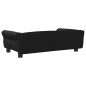 vidaXL Hundebett Schwarz 95x55x30 cm Kunstleder vidaXL Hundebett Schwarz 95x55x30 cm Kunstleder