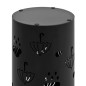vidaXL Regenschirmständer Regenschirm-Motiv Stahl Schwarz vidaXL Regenschirmständer Regenschirm-Motiv Stahl Schwarz
