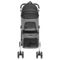 vidaXL Hundewagen für 2 Hunde Faltbar Grau 83x48x97 cm Oxford-Gewebe vidaXL Hundewagen für 2 Hunde Faltbar Grau 83x48x97 cm Oxford-Gewebe