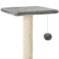 vidaXL Katzen-Kratzbaum Sisal 65 cm Grau vidaXL Katzen-Kratzbaum Sisal 65 cm Grau