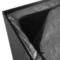 vidaXL Gartenbox Schwarz 150x100x100 cm Poly Rattan vidaXL Gartenbox Schwarz 150x100x100 cm Poly Rattan