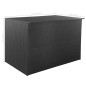 vidaXL Gartenbox Schwarz 150x100x100 cm Poly Rattan vidaXL Gartenbox Schwarz 150x100x100 cm Poly Rattan