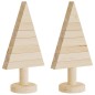 vidaXL Deko-Weihnachtsbäume 2 Stk. Holz 30 cm Massivholz Kiefer vidaXL Deko-Weihnachtsbäume 2 Stk. Holz 30 cm Massivholz Kiefer