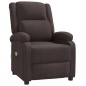 vidaXL Ohrensessel mit Massagefunktion Dunkelbraun Stoff vidaXL Ohrensessel mit Massagefunktion Dunkelbraun Stoff