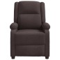 vidaXL Ohrensessel mit Massagefunktion Dunkelbraun Stoff vidaXL Ohrensessel mit Massagefunktion Dunkelbraun Stoff