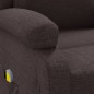 vidaXL Ohrensessel mit Massagefunktion Dunkelbraun Stoff vidaXL Ohrensessel mit Massagefunktion Dunkelbraun Stoff