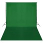 vidaXL Fotohintergrund-System 300 x 300 cm Grün vidaXL Fotohintergrund-System 300 x 300 cm Grün