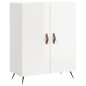 Highboard Hochglanz-Weiß 69,5x34x180 cm Holzwerkstoff Highboard Hochglanz-Weiß 69,5x34x180 cm Holzwerkstoff