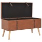vidaXL Hocker mit Stauraum 3 Stk. Hellbraun Kunstleder vidaXL Hocker mit Stauraum 3 Stk. Hellbraun Kunstleder