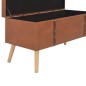 vidaXL Hocker mit Stauraum 3 Stk. Hellbraun Kunstleder vidaXL Hocker mit Stauraum 3 Stk. Hellbraun Kunstleder