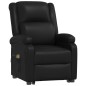 vidaXL Massagesessel mit Aufstehhilfe Schwarz Kunstleder vidaXL Massagesessel mit Aufstehhilfe Schwarz Kunstleder