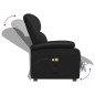 vidaXL Massagesessel mit Aufstehhilfe Schwarz Kunstleder vidaXL Massagesessel mit Aufstehhilfe Schwarz Kunstleder