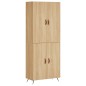Highboard Sonoma-Eiche 69,5x34x180 cm Holzwerkstoff Highboard Sonoma-Eiche 69,5x34x180 cm Holzwerkstoff