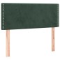 vidaXL Boxspringbett mit Matratze Dunkelgrün 80x200 cm Samt vidaXL Boxspringbett mit Matratze Dunkelgrün 80x200 cm Samt