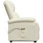 vidaXL Massagesessel mit Aufstehhilfe Creme Kunstleder vidaXL Massagesessel mit Aufstehhilfe Creme Kunstleder