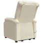 vidaXL Massagesessel mit Aufstehhilfe Creme Kunstleder vidaXL Massagesessel mit Aufstehhilfe Creme Kunstleder